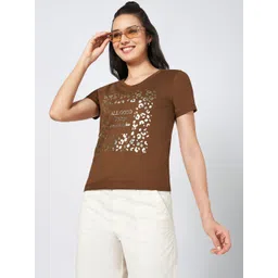 Honey by Pantaloons Round Neck Cotton Regular Top-picture-24