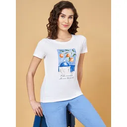 Honey by Pantaloons Round Neck Graphic Printed Cotton Regular Fit T-shirt-picture-24