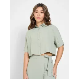 Honey By Pantaloons Seagrass Regular Fit Shirt-picture-19