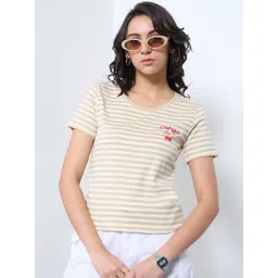 Honey by Pantaloons Striped Cotton Top-picture-19