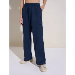 Honey By Pantaloons Teal High Rise Pants-picture-30