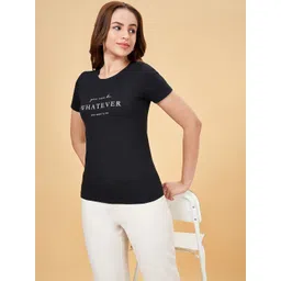 Honey by Pantaloons Typography Printed Cotton T-shirt-picture-40