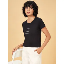 Honey by Pantaloons Typography Printed Pure Cotton T-shirt-picture-22