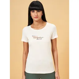 Honey by Pantaloons Typography Printed Round Neck Cotton Casual T-shirt-picture-18