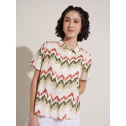 Honey by Pantaloons Vanilla Ice Print Shirt-picture-24