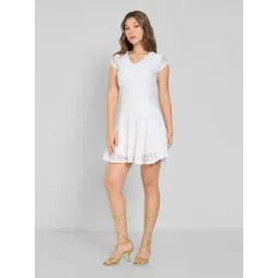 Honey By Pantaloons Whisper White Slim Fit Dress-picture-26