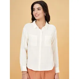 Honey by Pantaloons White Cotton Shirt-picture-41