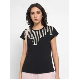 Honey by Pantaloons Women Extended Sleeves Cotton Top-picture-39