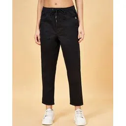 honey by pantaloons Women Flat-Front Straight Fit Pants-picture-17