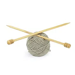 Honey Comb Premium Rosewood & Maple Knitting Needles | Handcrafted Fine Knitting Needles Pair | Yarn Crafts & Arts Accessories | Nagina International (US Size 19 (15mm), Maple)-picture-18