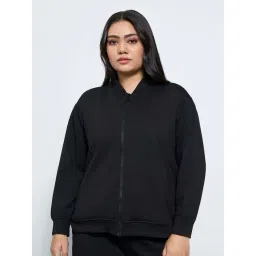 Honey Curvytude By Pantaloons Black Regular Fit Jacket-picture-35