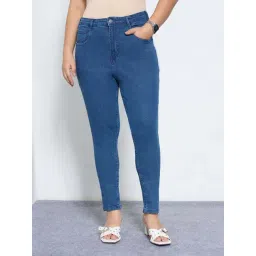 Honey Curvytude By Pantaloons Blue Skinny Fit Jeans-picture-37