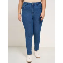 Honey Curvytude by Pantaloons Women Skinny Fit High-Rise Jeans-picture-32