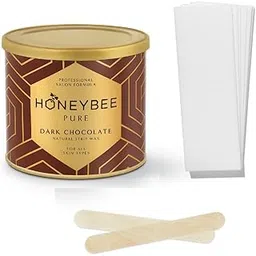 Honeybee Pure Dark Chocolate Wax, Women | Hair Removal Chocolate Wax For Removing Tan, Dead Skin | For Legs, Arms, Underarms, Bikini | At Home Quick & Easy Hair Removal | For Sensitive Skin (600g)-picture-27