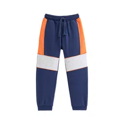 Honeyhap Boys Colourblocked Pure Cotton Joggers-picture-52