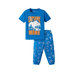 Honeyhap Boys Cotton Printed Night suit-picture-20