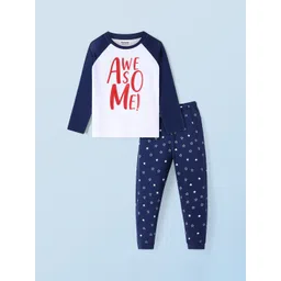 Honeyhap Boys Cotton Printed Night suit-picture-13