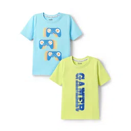Honeyhap Boys Pack Of 2 Cotton Knit T-Shirts image 1