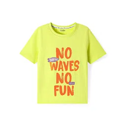 Honeyhap Boys Pack of 2 Graphic Printed Round Neck Cotton T-shirts-picture-21