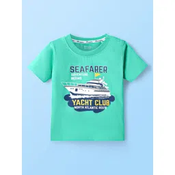 Honeyhap Boys Pack of 2 Graphic Printed Round Neck Cotton T-shirts-picture-57