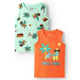 Honeyhap Boys Pack of 2 Printed Pure Cotton T-shirt-picture-38