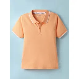 Honeyhap Boys Polo Collar Pure Cotton T-shirt-picture-12