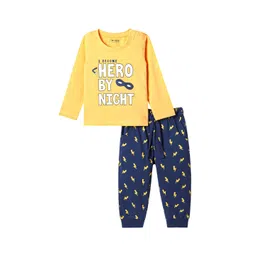 Honeyhap Boys Printed Night suit-picture-42