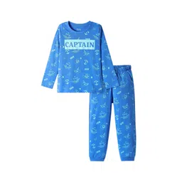 Honeyhap Boys Printed Night suit-picture-18