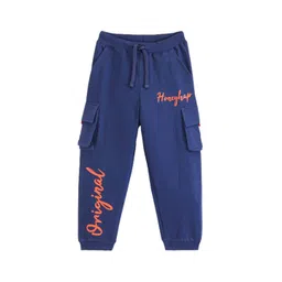 Honeyhap Boys Printed Pure Cotton Joggers-picture-30