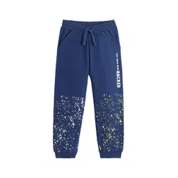 Honeyhap Boys Printed Pure Cotton Joggers-picture-14