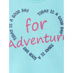 Honeyhap Pack of 2 Girls Typography Printed Round Neck Cotton RegularTop image 4