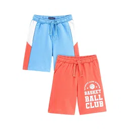 Honeyhap Premium Pack Of 2 Boys Printed Pure Cotton Shorts-picture-15
