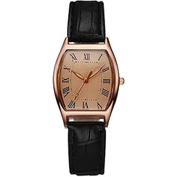 honmin Roman Quartz Watch for Women with Simple Dial and Leather Strap, Casual Ladies Wristwatch-picture-55