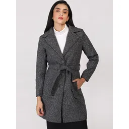 HONNETE Hip Length Parka Coat-picture-22