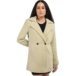 honnete Regular Fit Double Breasted Casual Solid Trench Winter Warm Coat For Women-picture-23