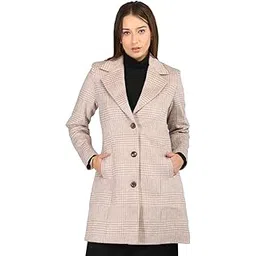 honnete Regular Fit Solid Long Sleeves Button Closer Women Coat For Winter-picture-51