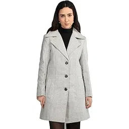 honnete Regular Fit Solid Long Sleeves Warm & Trendy Winter Coat for Women-picture-11