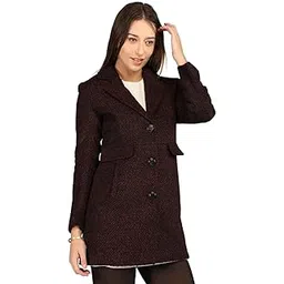 honnete Regular Fit Solid Long Sleeves Women Trench Coat For Winter-picture-22