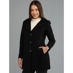 HONNETE Women Regular Fit Single Breasted Over Coats-picture-36