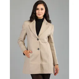 HONNETE Women Regular Fit Single-Breasted Overcoat-picture-37