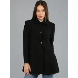 HONNETE Women Regular Fit Single Breasted Trench Coats-picture-39