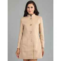 HONNETE Women Regular Fit Single Breasted Winter Overcoat-picture-30