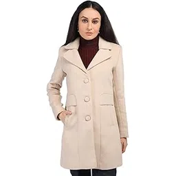 honnete Women Single Breasted Regular fit Trench Coat for Winter-picture-28
