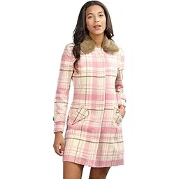 honnete Women's Regular fit Single-Breasted Sp0read Collar Zipper Coat for Winter-picture-11