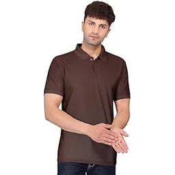 Men's Regular Fit Solid Polo Half Sleeve T-Shirt-image-27