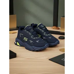 HOOH Now Comfort in Fashion Unisex Kids Colourblocked Sneakers-picture-38