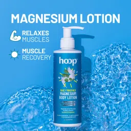 hoop Magnesium Daily Body Lotion Topical Magnesium Supplement For Recovery With Bamboo Oil image 2
