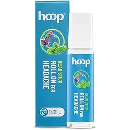 hoop Roll On for Headache | Quick Cooling Roll On for Headache Relief, soothing Migraine symptoms | Oil Balm with Peppermint, Lavender, Coconut | Non Greasy Skin Safe Migraine Relief Product | 10ml-picture-21