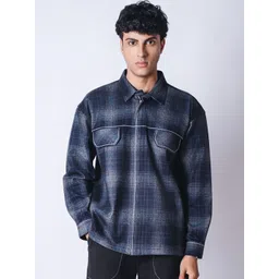 HOP HEAD Men Checked Lightweight Tailored Jacket-picture-12