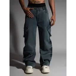 HOP HEAD Men Classic Straight Fit Light Fade Jeans-picture-10